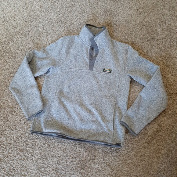 L.L.Bean sweater fleece pullover - Picture 1 of 9